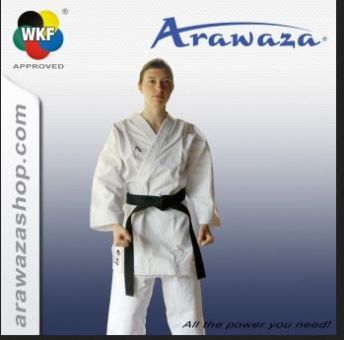 Piezas sueltas Kata Deluxe Chaqueta blanco WKF 