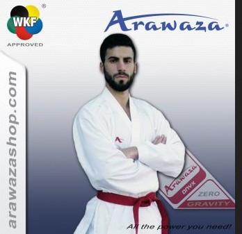 Piezas sueltas Kumite Zero Gravity Chaqueta blanco WKF 