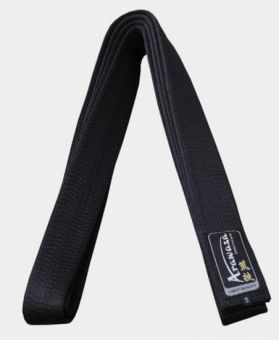 Arawaza Cinturón Negro - Deluxe Algodón | 4,5 cm | 270 cm