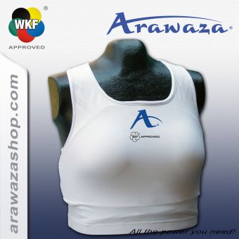 Arawaza Top protector de pecho, aprobado por la WKF 