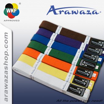 Cinturón Arawaza, color liso 230 | Amarillo
