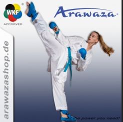 Arawaza Onyx Oxígeno, aprobado por la WKF, blanco 