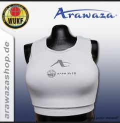 Arawaza Top protector de pecho, aprobado por la WUKF 