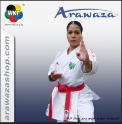 Arawaza Black Diamond - Premier League Combo Set, Corte Femenino Aprobado por la WKF 165 | WKF Approved